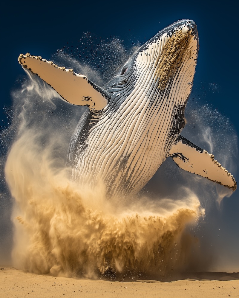 Humpback Desert Breach